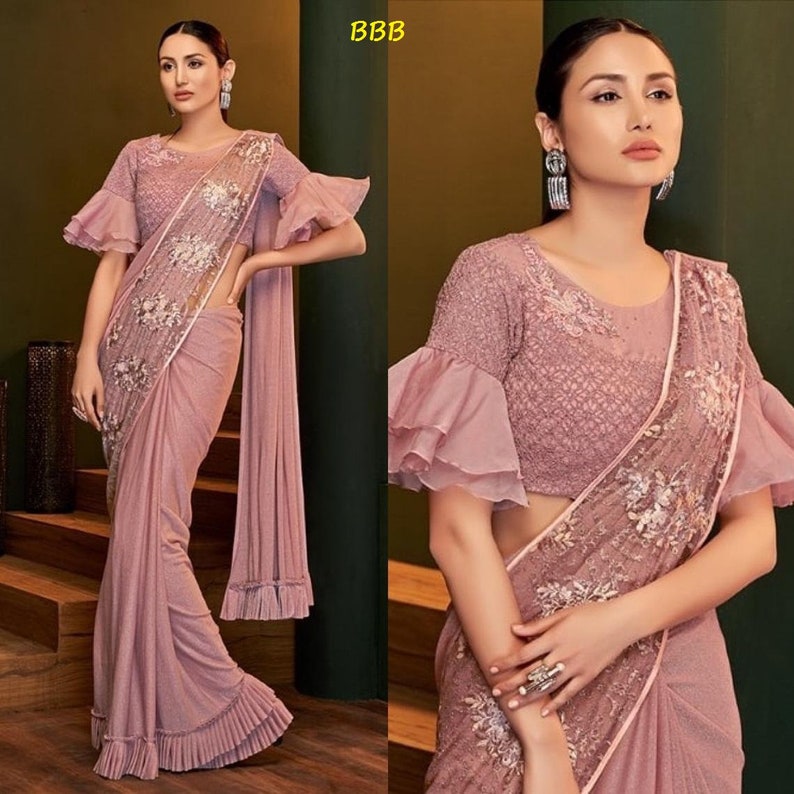 ready to wear saree pattern