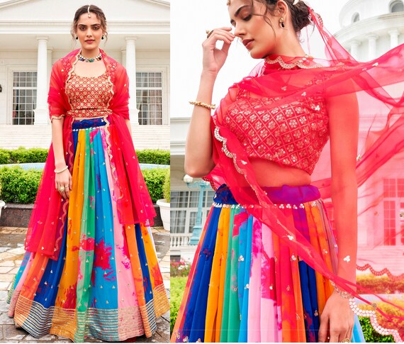 Ethnic Lehengas - Shop Designer Ethnic Lehenga Cholis Online