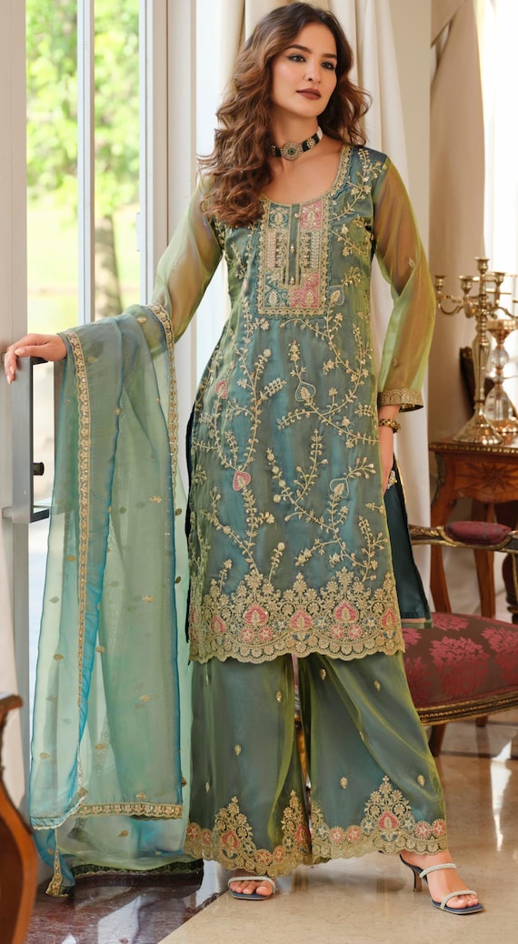 denzel devil in a blue dress 510015 Sky Blue Three Piece Suit Set With Jacket main image 0