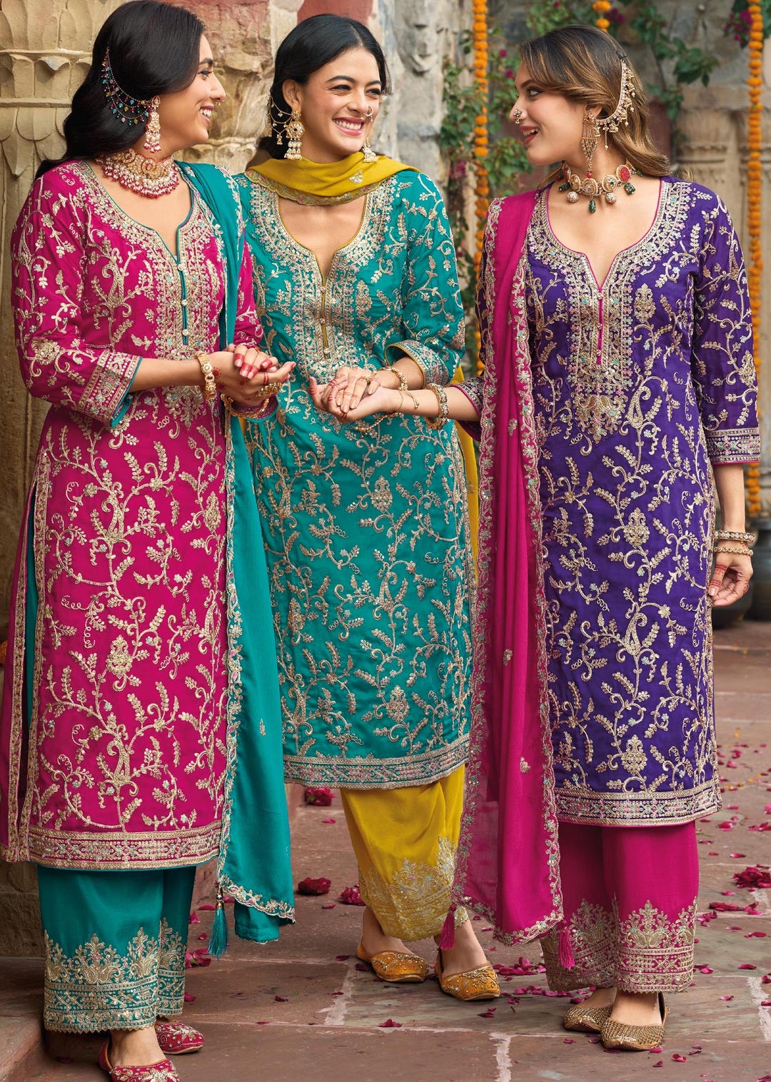 Simple Purple, Readymade,suit, Dress, Salwar Kameez, Suit, Stitched ...
