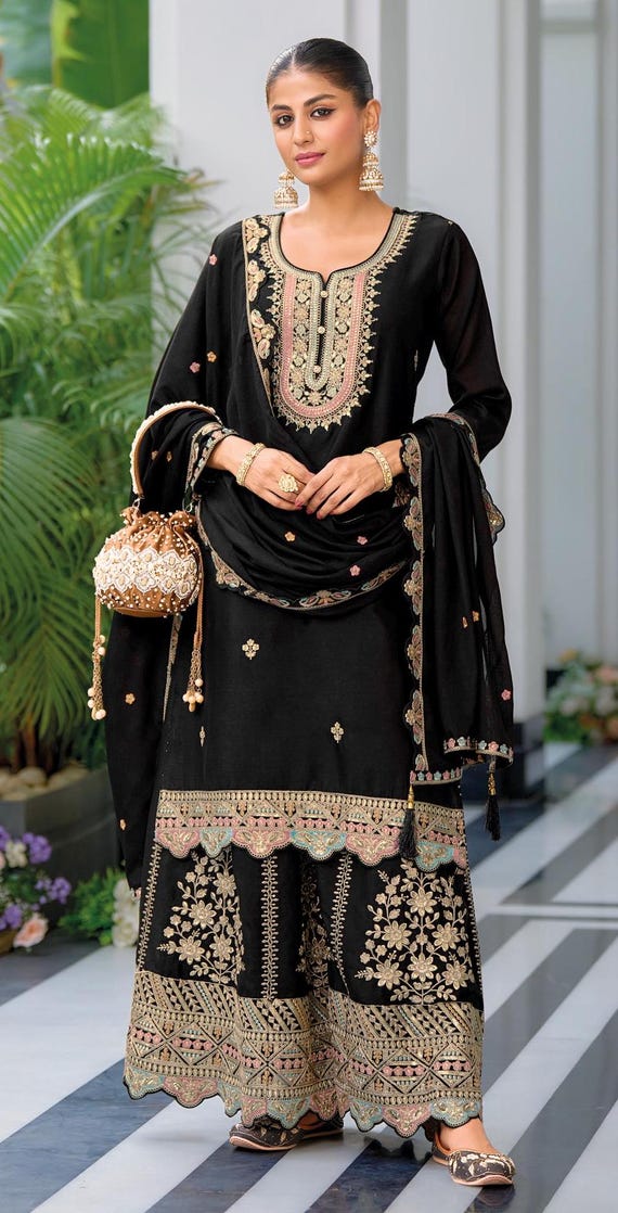 Black Dress, Black Suit Dress ,engagement Dress, Pakistani Suit, Indian  Long Gown,wedding Bridesmaids Dress,modest Dress - Etsy