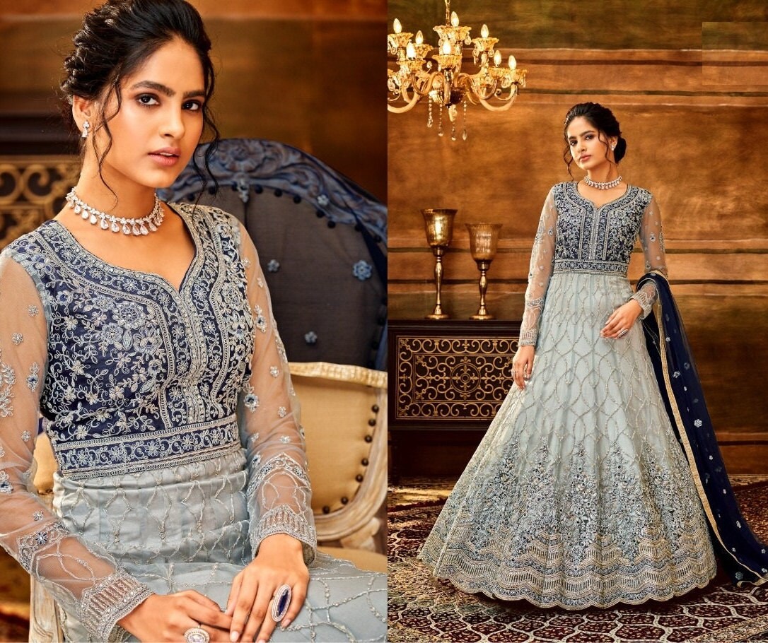 Anarkali lehenga suit hot sale