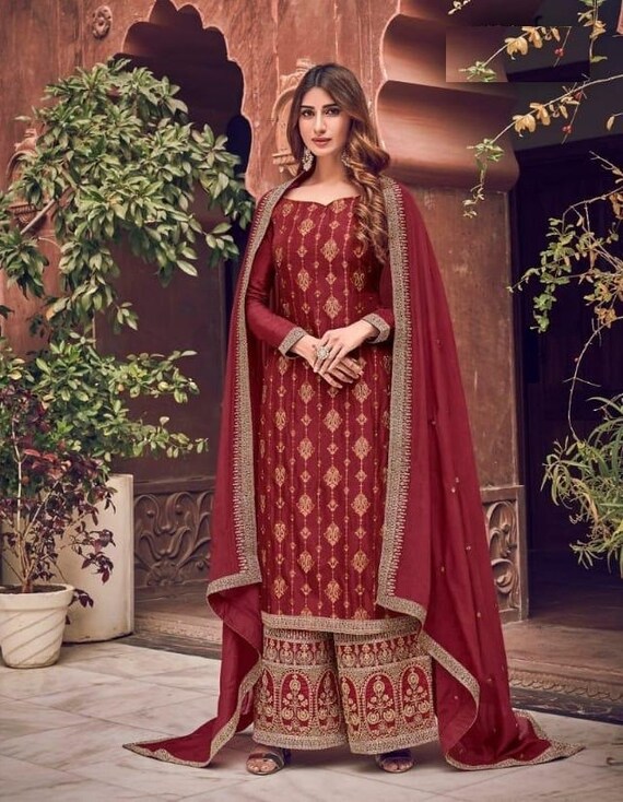 Plazo Suit Designer Pakistani Wedding 