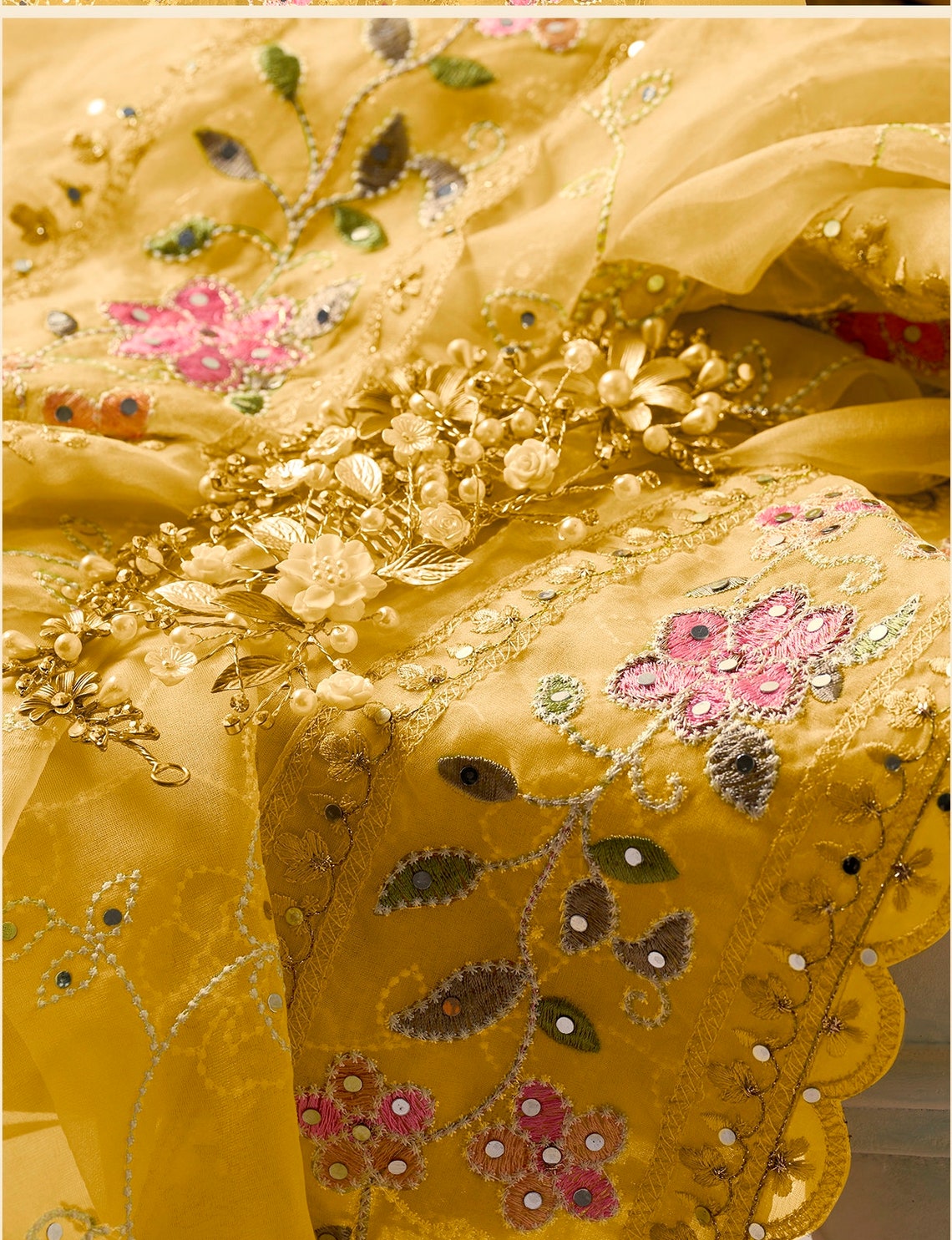 Yellow Pakistani Indian Wedding Party Wear Designer Salwar - Etsy