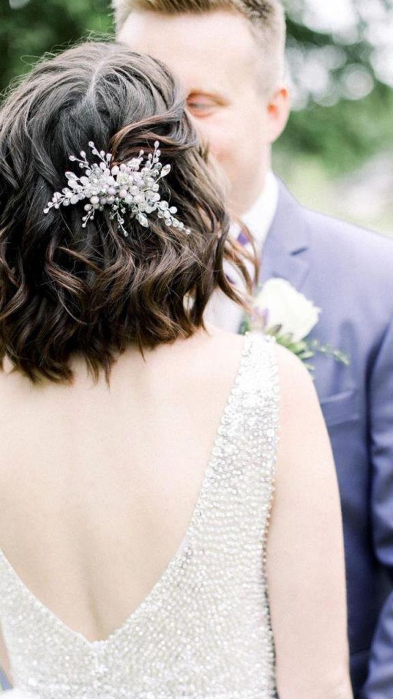 Brautschmuck kurze Haare