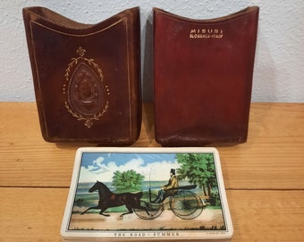 Vintage Misuri Italian Leather Card Case