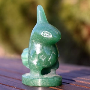 1.8&#39;&#39; Natural carved Aventurine animal，Crystal animal carved，animal figurine，Crystal gift，Quartz crystal，Crystal ornament，Crystal healing
