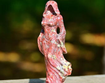 7 '' Natürliche Sesamstein Göttin Statue, Kristall Göttin Figur, Geburtstagsgeschenk, Kristall Schönheit, Wohnkultur, Kristall Göttin, Reiki Heilung