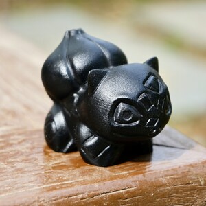 2&#39;&#39; Natural carved Obsidian Frog carved，Quartz crystal Frog decor，Home decor，Crystal gift，Crystal decor，Crystal ornament，Crystal healing