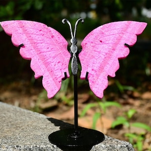 A pair Natural Red quartz Butterfly Wings，Crystal Butterfly，Carved Wings，Crystal ornament, Home decor，Crystal gift，Crystal healing