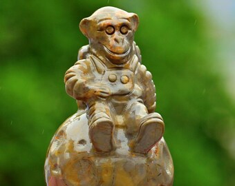 Swarovski Crystal Monkey - Etsy Israel