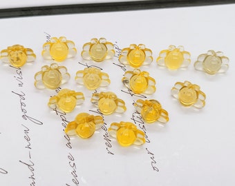 13mm+ Natural Hand carved Mini Fluorite Bee ，crystal decor，quartz crystal，Crystal gift，Crystal Bee skull ，Crystal healing