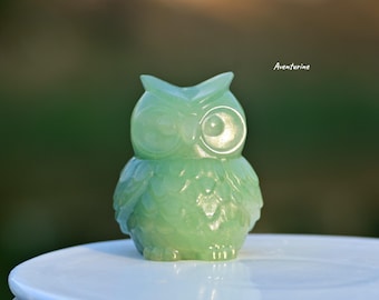2インチ天然水晶フクロウ、水晶フクロウの彫刻、フクロウの置物、水晶 2インチ天然水晶フクロウ、水晶フクロウの彫刻、フクロウの置物、水晶