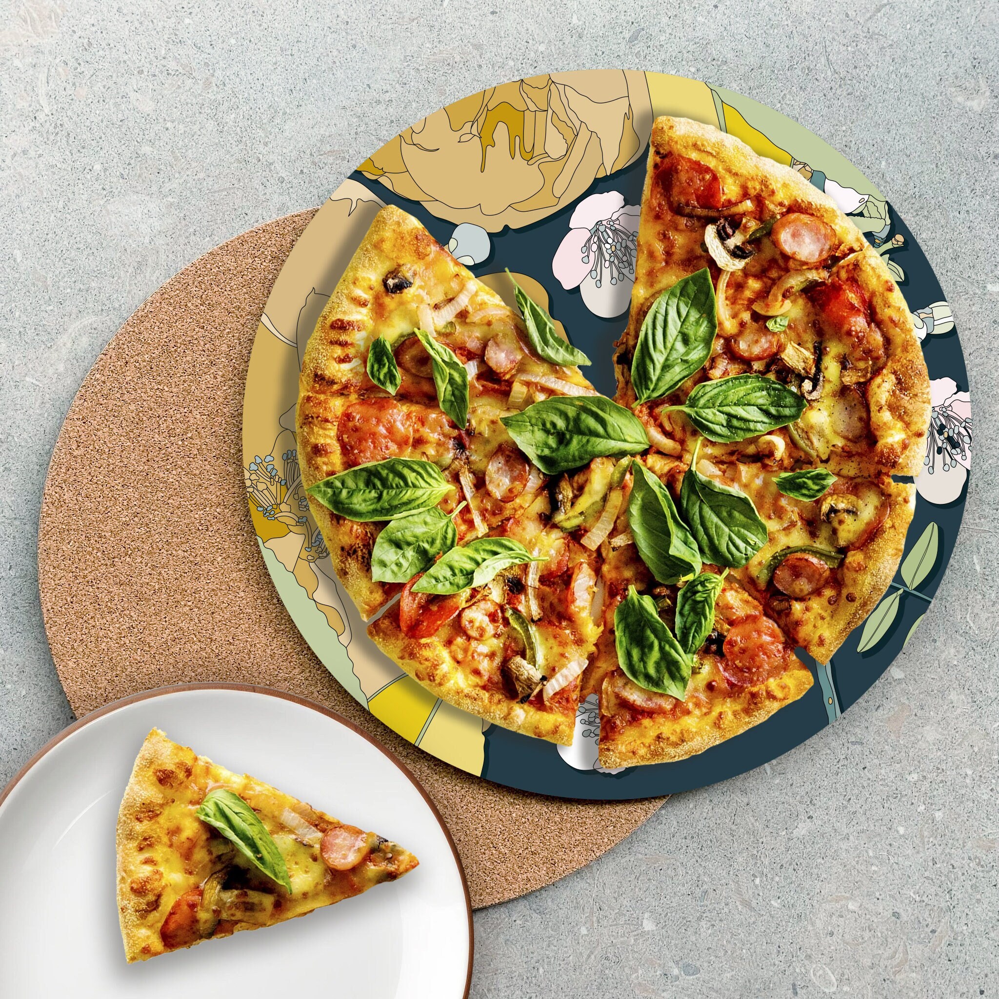 Melamine pizza plates hotsell