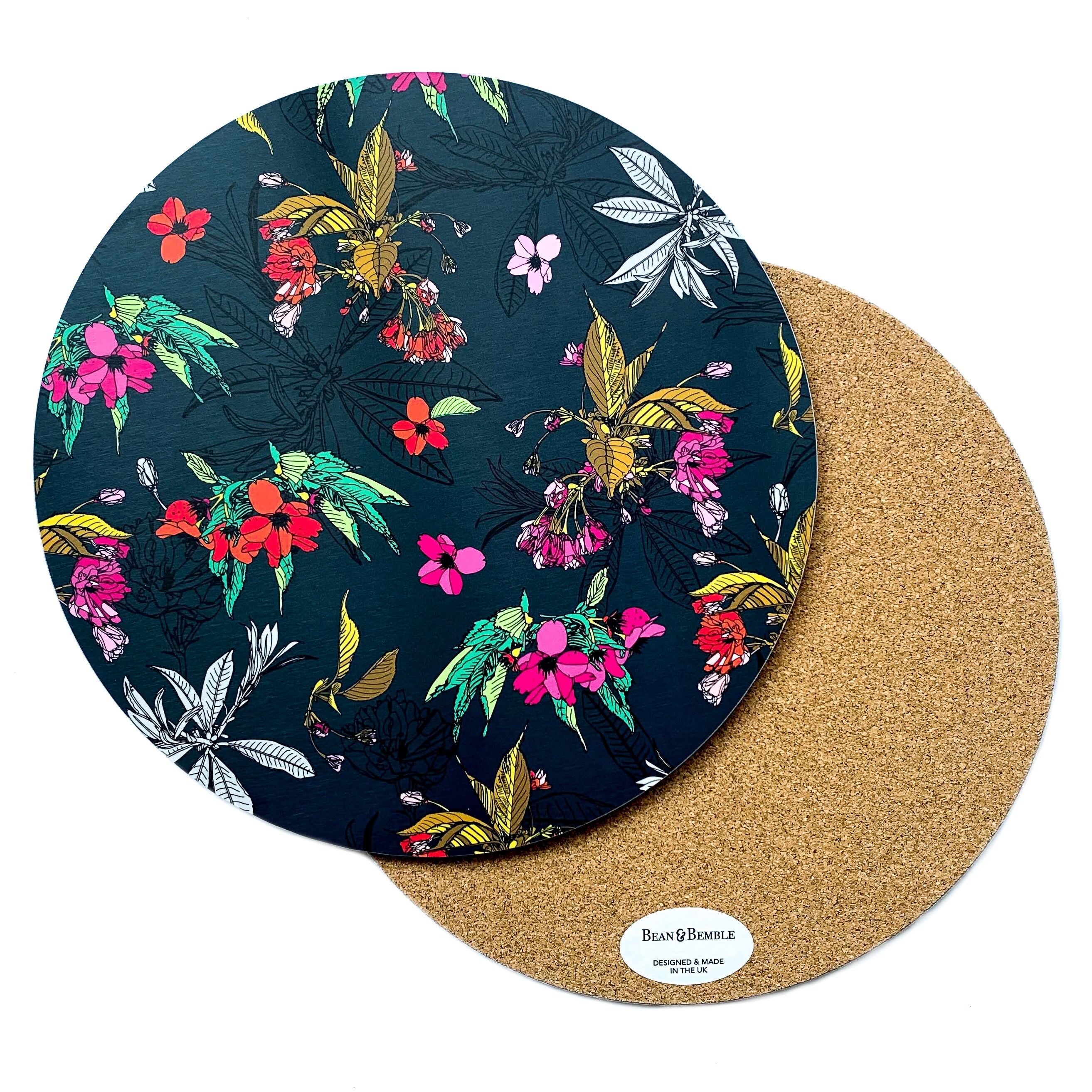 Boxed Table Mats Melamine Box Set Placemats Cork Backed Etsy