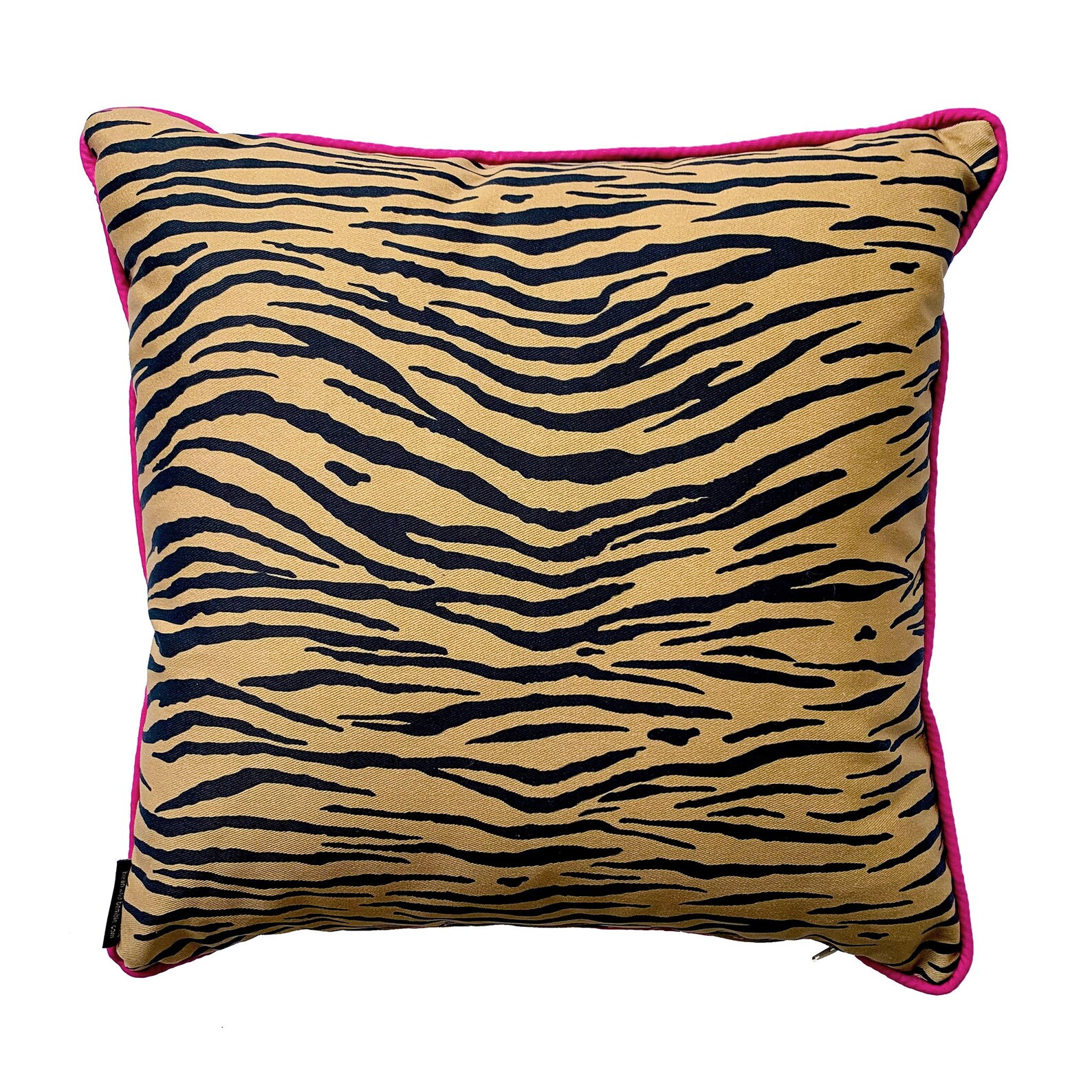 Tiger Stripe Cushion Animal Print Cushion Pink Tiger Print Etsy