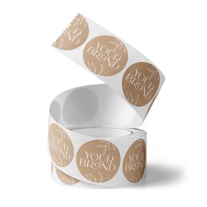 Tissue Paper & 5 Stickers Customizable Design With Your Logo - Etsy