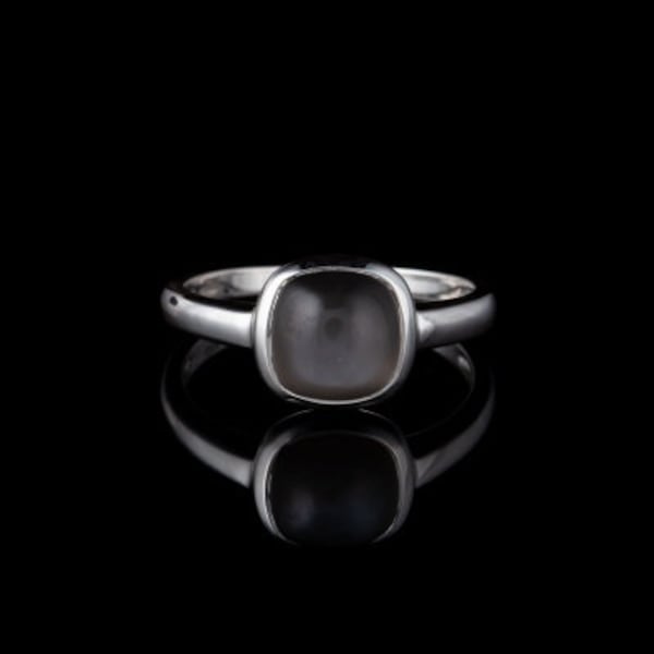 925 sterling silver ring, grey moonstone gemstone ring, sterling silver ring, grey moonstone ring, handmade ring, moonstone ring gift her