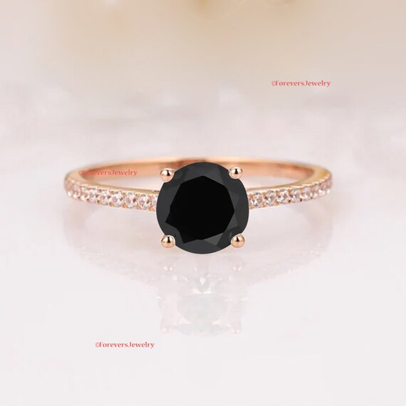 Pear shaped shop black onyx ring