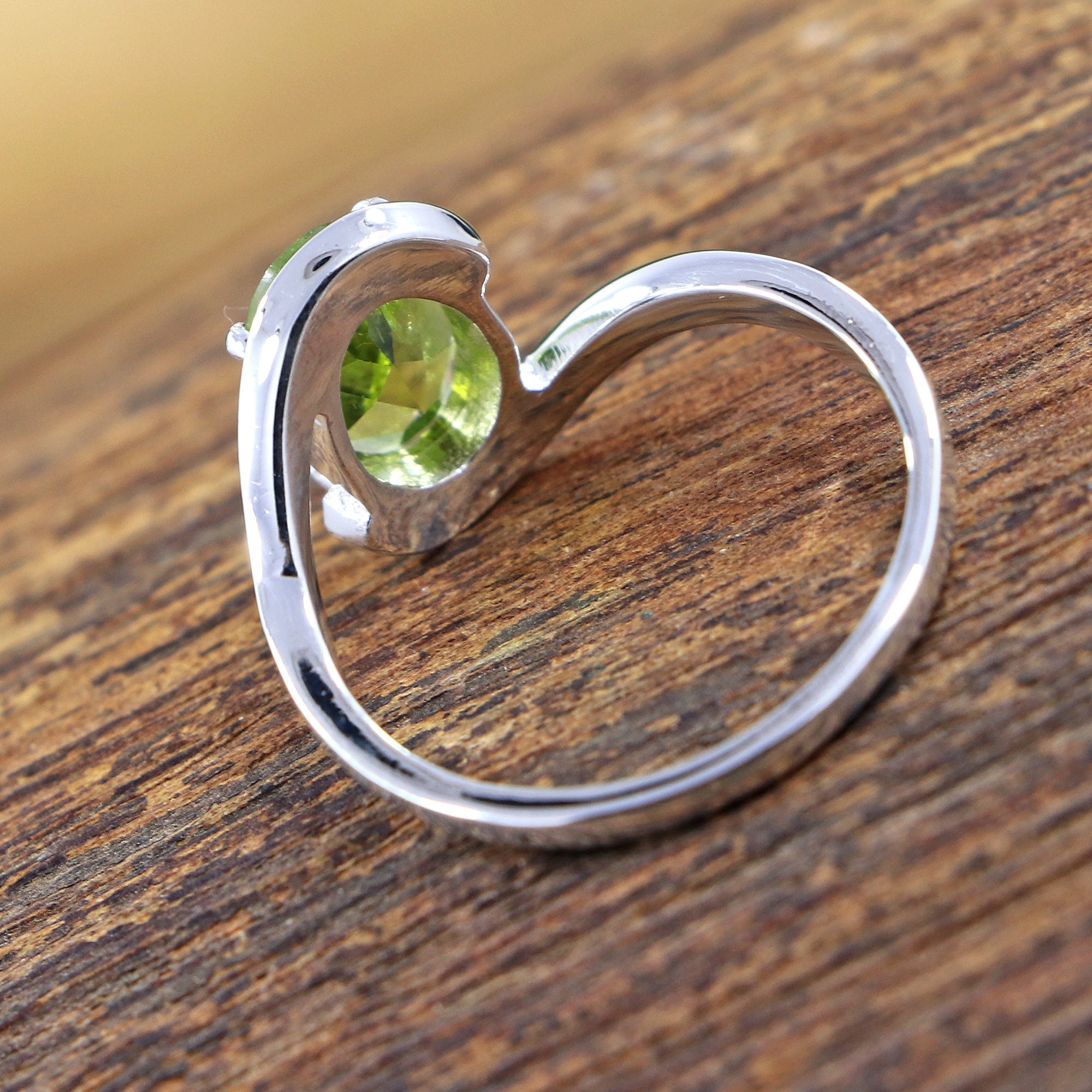 Buy Natural Peridot Ring Sterling Silver Ring Artisan Jewelry