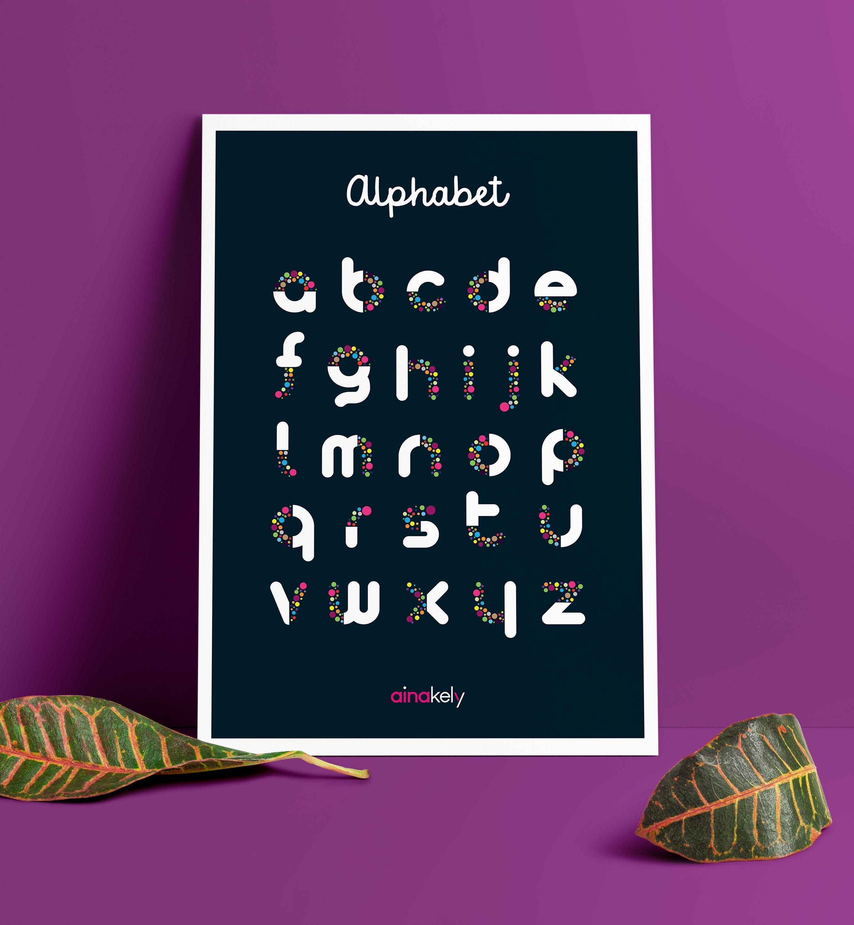 Affiche Alphabet Pour Enfants