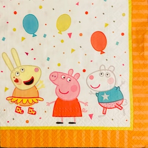 Children’s character paper napkin for decoupage or craft supplies
