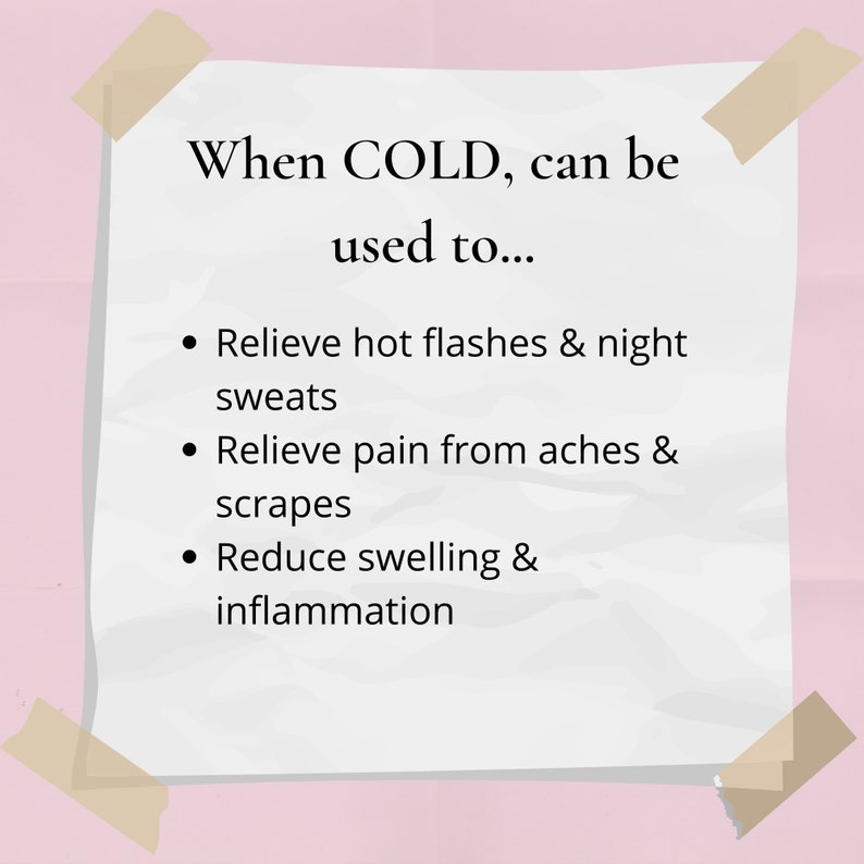 Cozy Aromatherapy Heating Pad for Migraines Period Cramps Etsy