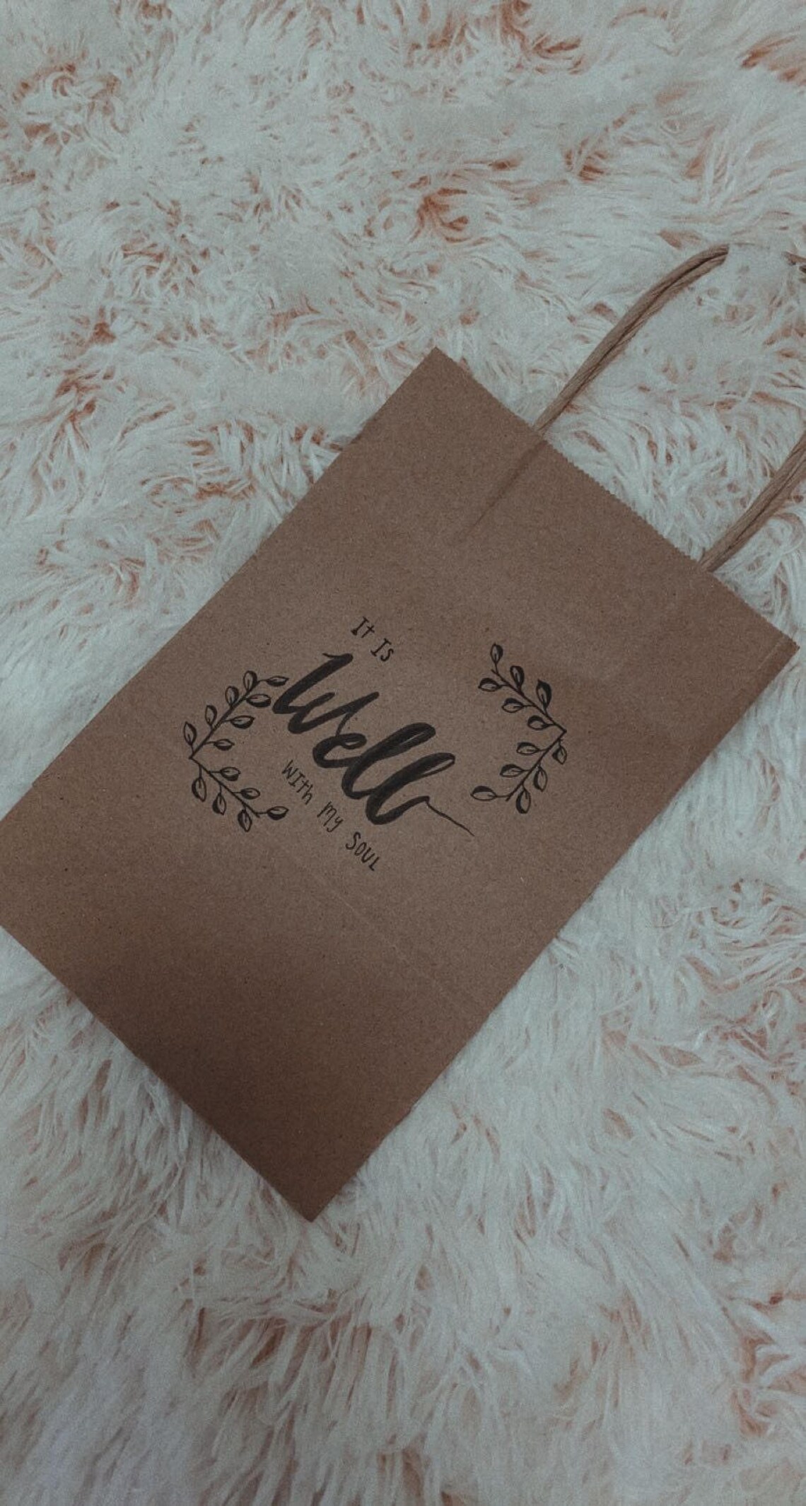 Custom Gift Bag Design it is WELL With My Soul Etsy