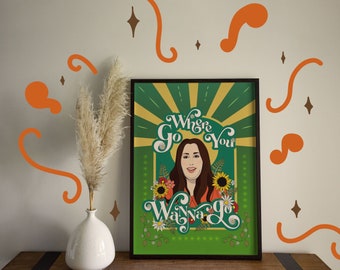 Mama Cass Elliot Art Print A4 A3 - Vintage Style Illustration - The Mamas and The Papas Poster 60S 70S