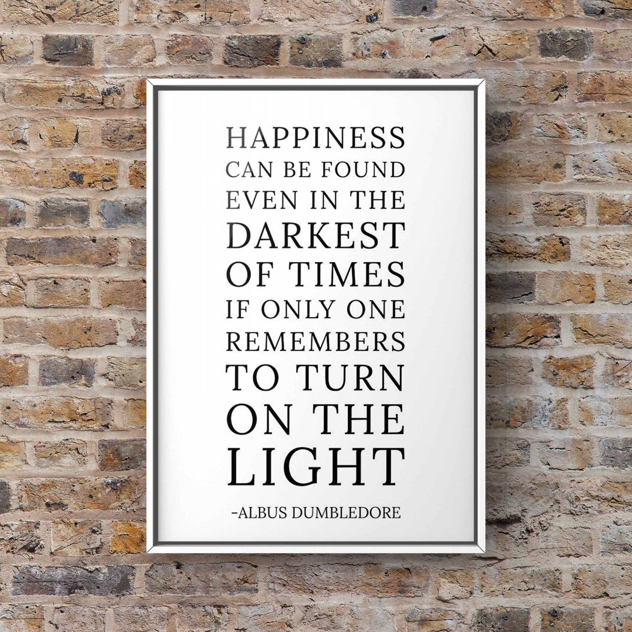 harry potter quote art print bedroom decor bedroom sign etsy