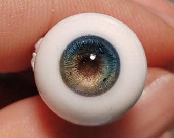Yeux de poupée BJD réalistes, Yeux de sécurité en résine, 12-24 mm