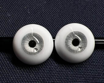 1/3 1/4 1/6 Resin BJD Doll Eyes: Realistic Craft Eyes for Dolls (12-24mm)
