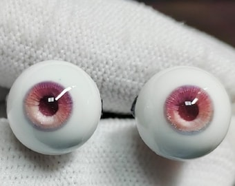 Yeux de poupée BJD réalistes : yeux de sécurité en résine, 8-24 mm