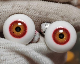 Realistic Resin Doll Eyes: Custom BJD Eyes, 8mm-24mm