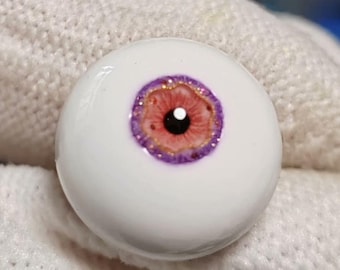 Hand Painted Pink Resin Doll Eyes: Realistic BJD Eyes (10mm-20mm)