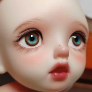 Realistic Resin BJD Eyes 10mm-24mm, Safety Eyes for Doll Customization, Small/Normal Iris, Perfect for Reborn, DD, and Art Dolls