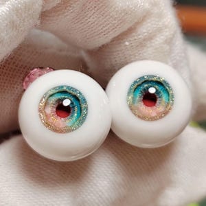 Handmade 10mm-24mm BJD Resin Eyes, Safety Eyes for 1/3 1/4 1/6 Dolls, Small/Normal Iris, Ideal for Reborn & Art Doll Customization