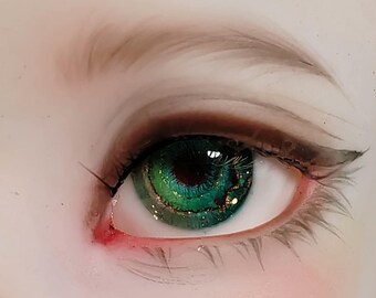 Realistic Resin BJD Doll Eyes: Custom Safety Eyes, 10-24mm