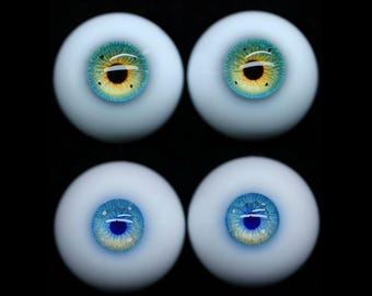Realistic Resin BJD Doll Eyes 12mm-18mm for 1/3 1/4 1/6 Dolls