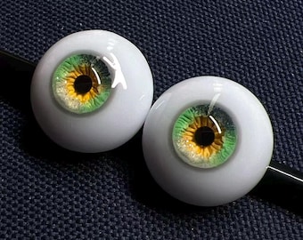 Handgefertigte BJD Puppenaugen: 12-24 mm Sicherheitsaugen für 1/3, 1/4, 1/6 Dolls