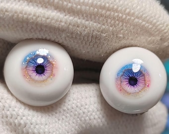 Hand Painted BJD Doll Eyes: Realistic Resin Toy Eyes (8mm-24mm)