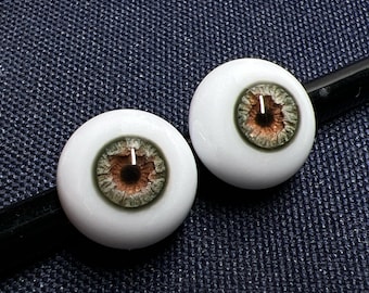Resin BJD Doll Eyes, Realistic 8-24mm Eyeballs for 1/3 1/4 1/6 Scale Dolls
