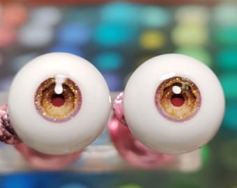 Custom Hand-Painted BJD Doll Eyes: Resin Eyes, All Sizes