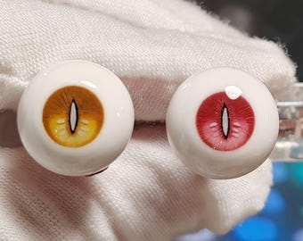 Handmade Resin BJD Doll Eyes: Animal Cartoon Style (8mm-24mm)