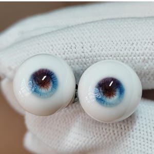 Realistic Resin BJD Doll Eyes (8mm-24mm): 1/3, 1/4, 1/6 Scale Art Doll Supplies