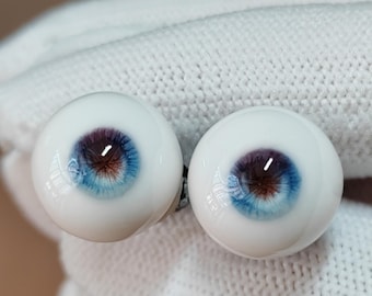 Olhos realistas de resina para bonecas BJD (8 mm a 24 mm): Materiais para bonecas artísticas em escala 1/3, 1/4 e 1/6