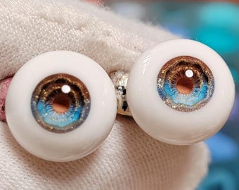 Handmade BJD Doll Eyes: Resin Safety Eyes, 12-24mm