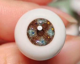 BJD Doll Eyes: Resin Eyes for 1/3 1/4 1/6 Dolls (8-24mm Iris Size, Handmade