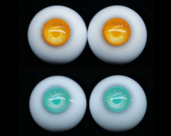 12mm-18mm Custom Resin BJD Eyes for 1/3 1/4 1/6 Dolls