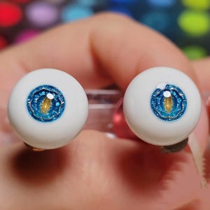 BJD Doll Eyes, 10mm-24mm Safety Resin Eyes, Small & Normal Iris for Reborn Dolls / Art Dolls